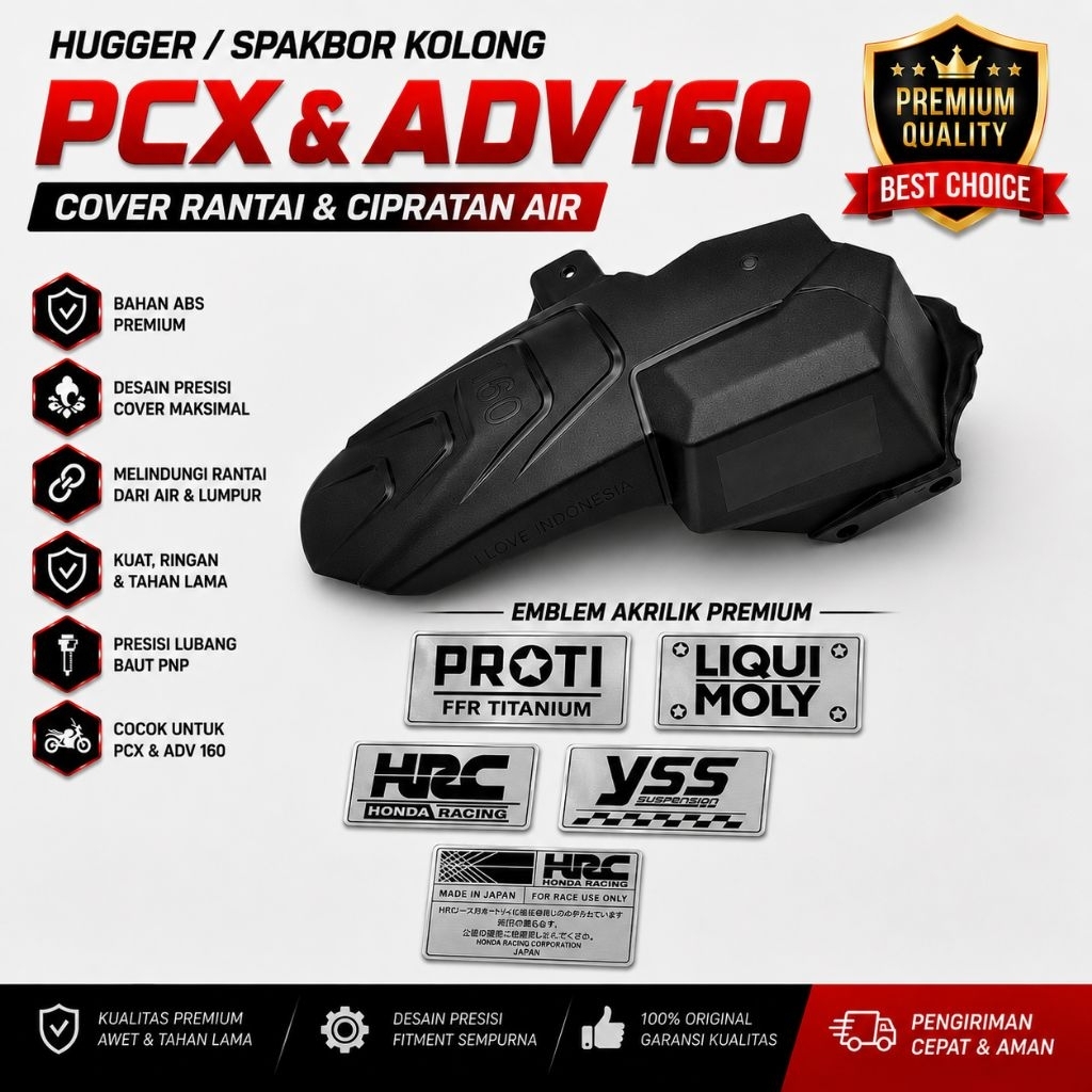 Spakbor Kolong PCX 160 - ADV 160 - Hugger Spakbor Kolong PCX ADV 160