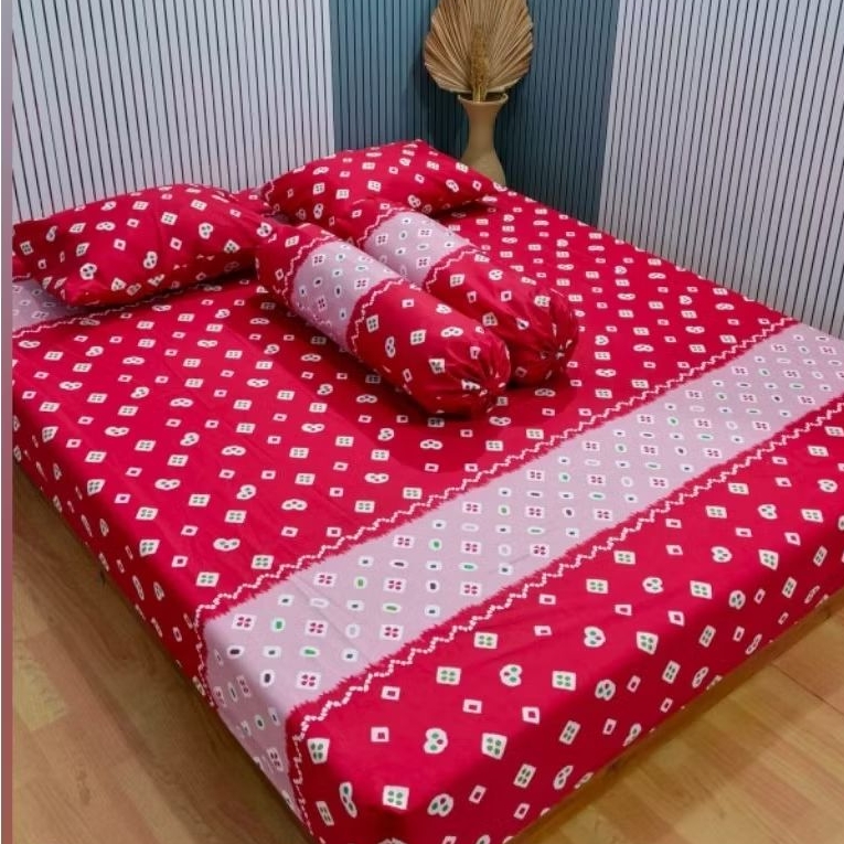 Sprei 150x200 double karet/sprei antigeser 150x200x20 150x200x30 150x200x40 / sprei motif jumputan