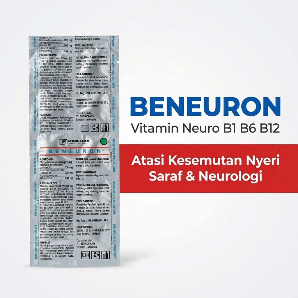 BENEURON Vitamin Neuro - Vitamin Saraf Kebas & Neurologi Kesemutan