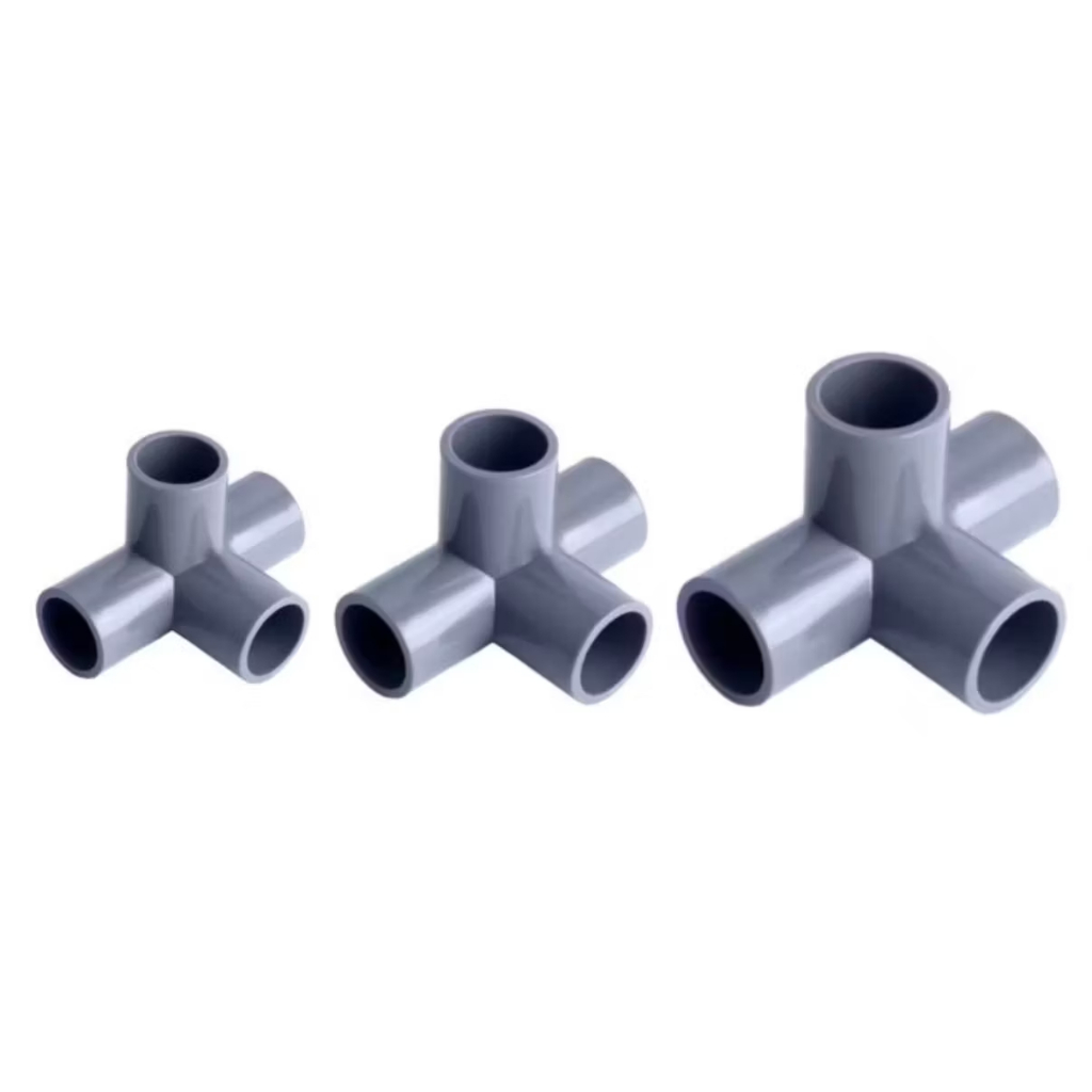 Tee PVC 4 Way SCG - Tahan Kimia, Ramah Lingkungan, Kuat