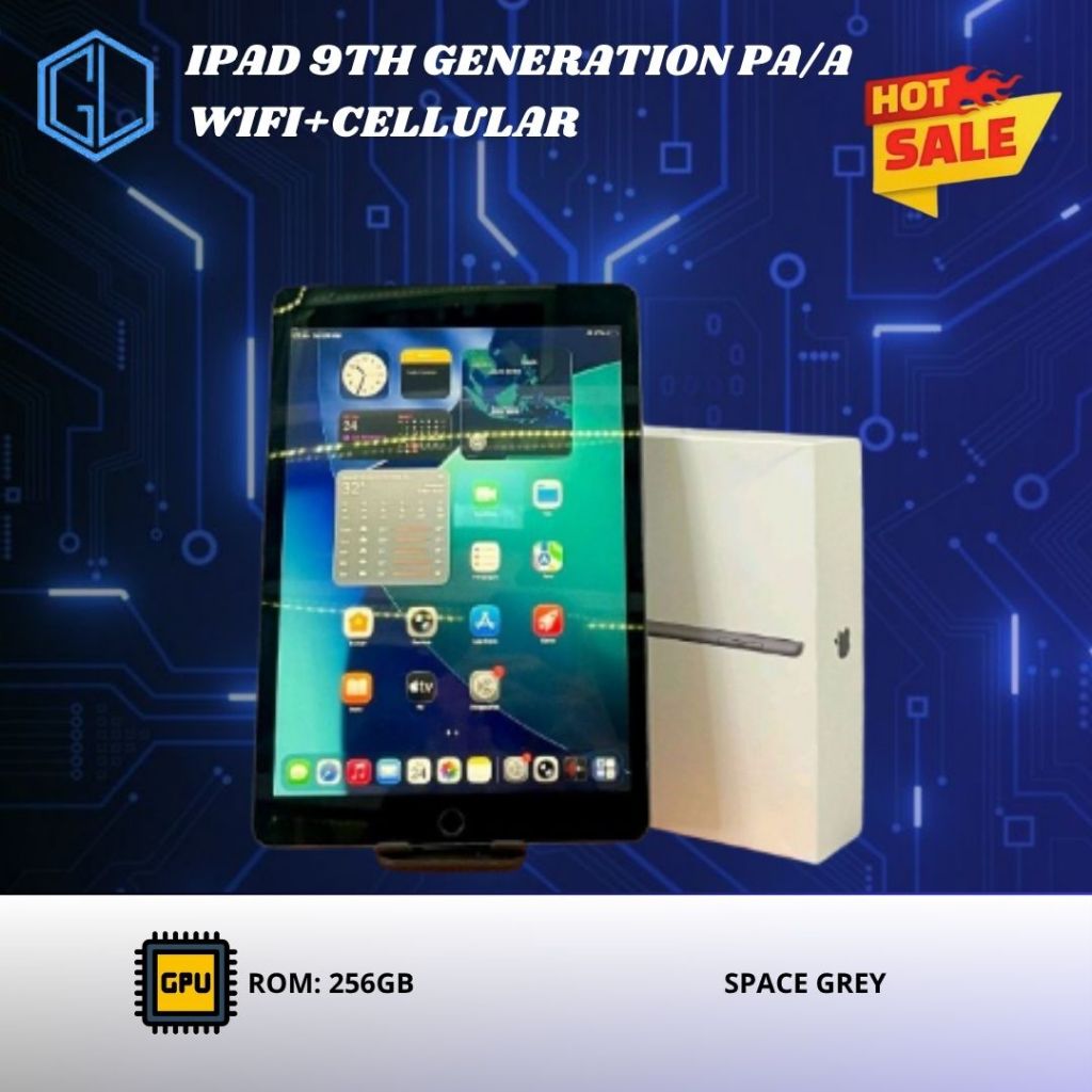 Ipad Apple 9th generation wifi dan cellular bekas