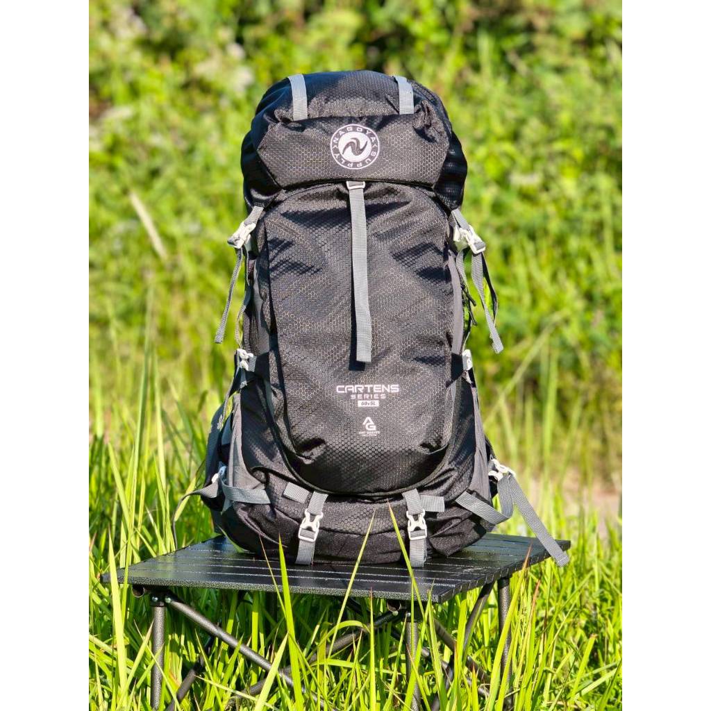 Tas Carrier Gunung 60L Cartens Series – Ransel Hiking, Camping, Trekking dan Backpacking Waterproof 