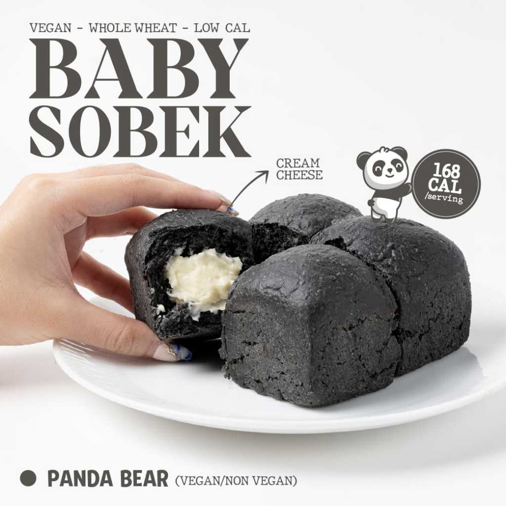 NUDE BAKE - Vegan Baby Sobek VOL. 1 varian Panda non vegan dan vegan