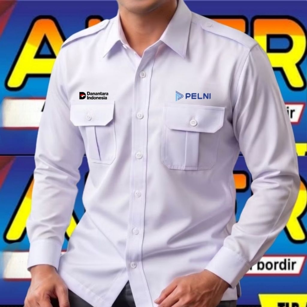 ready stok kemeja danantara Pelni baju danantara Pelni seragam Pelni Pdh Pelni Pdl Pelni kemeja kerj