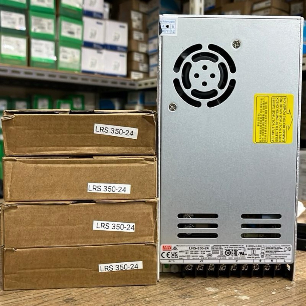 MEAN WELL LRS-350-24 POWER SUPPLY MEAN WELL 14.6A