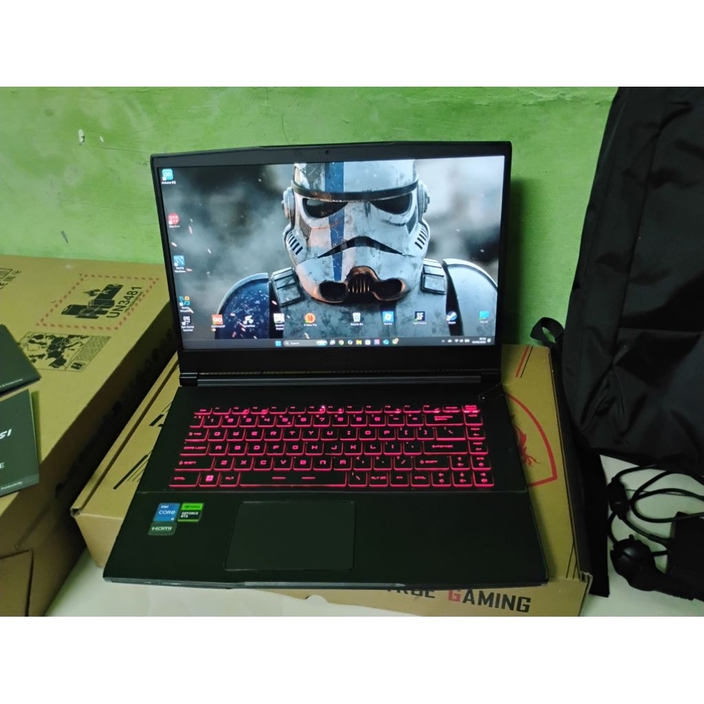 MSI GF63 11UC Gaming Laptop - i5 11400h RTX 3050