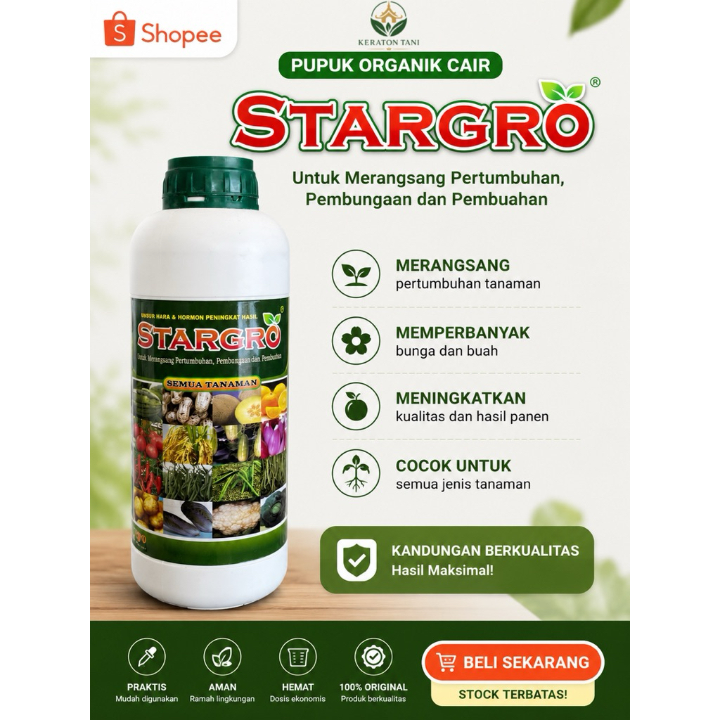 Pupuk pelengkap cair STARGROW 1L