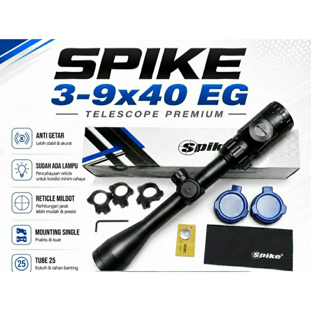 TELESKOP SPIKE 3-9X40EG MILDOT