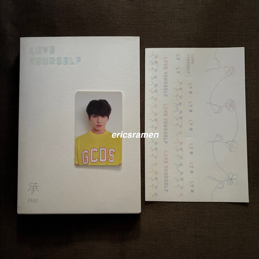 BTS Love Yourself LY Her versi V Album Fullset - PC Jungkook