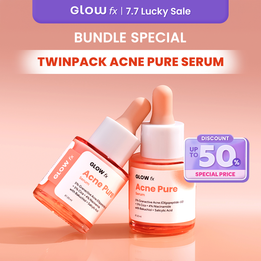 GLOW fx BEAUTY [Twin Pack] Acne Pure Serum 20mL x 2 Pcs