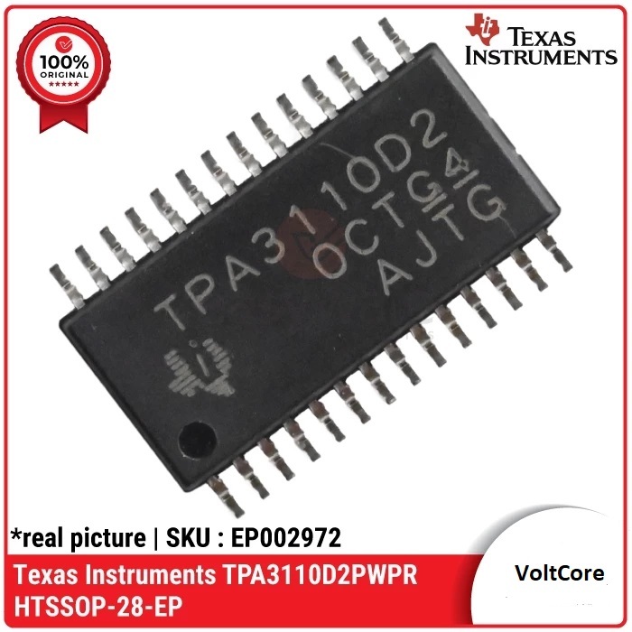 IC TPA 3110D2 TPA3110D2 TI SMD IC OP AMP Texas Instruments TPA3110D2PWPR HTSSOP-28-EP ORIGINAL IC Au