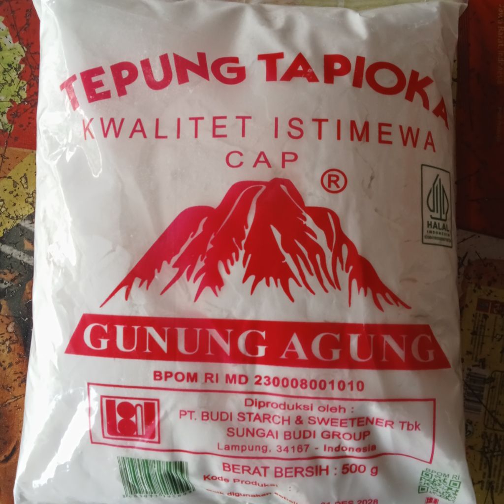 TEPUNG TAPIOKA / SAGU CAP GUNUNG AGUNG 500GR