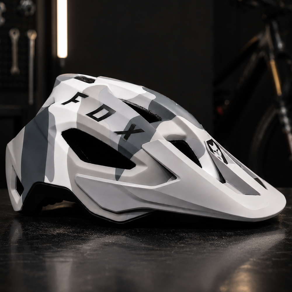 Fox Speedframe MIPS Camo Grey Helm Sepeda Gunung MTB Downhill Original Fox