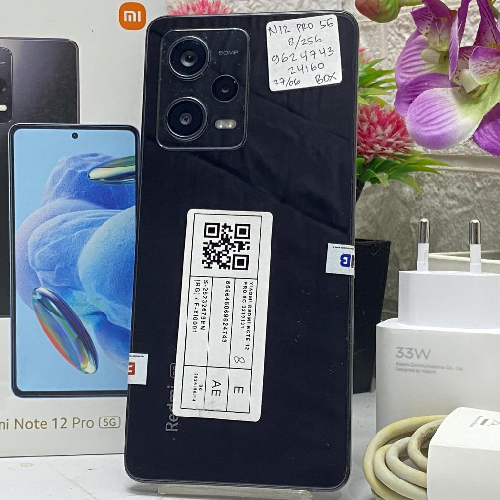 Xiaomi Redmi Note 12 Pro 5G 8/256GB Fullset Bekas Second Istimewa