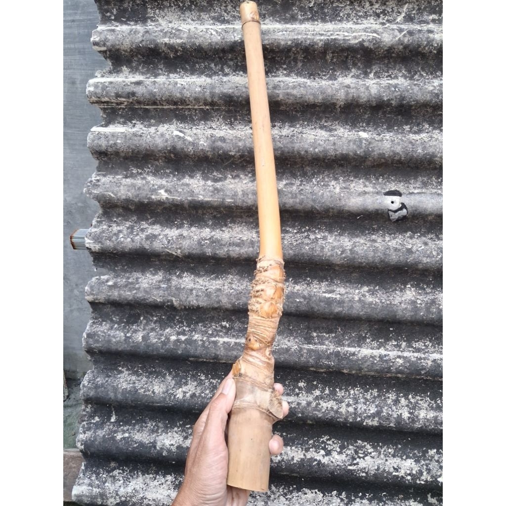 TONGKAT BAMBU UNIK JUNJUNG DERAJAT (56 CM) JOSS