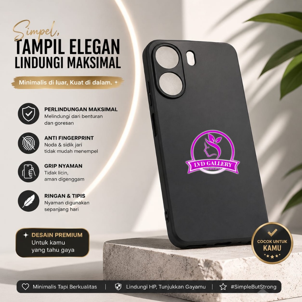 Itel Villaon V50S Itel Villaon V40S liquid Silicone / Macaron Square Color Black Case Itel Villaon V