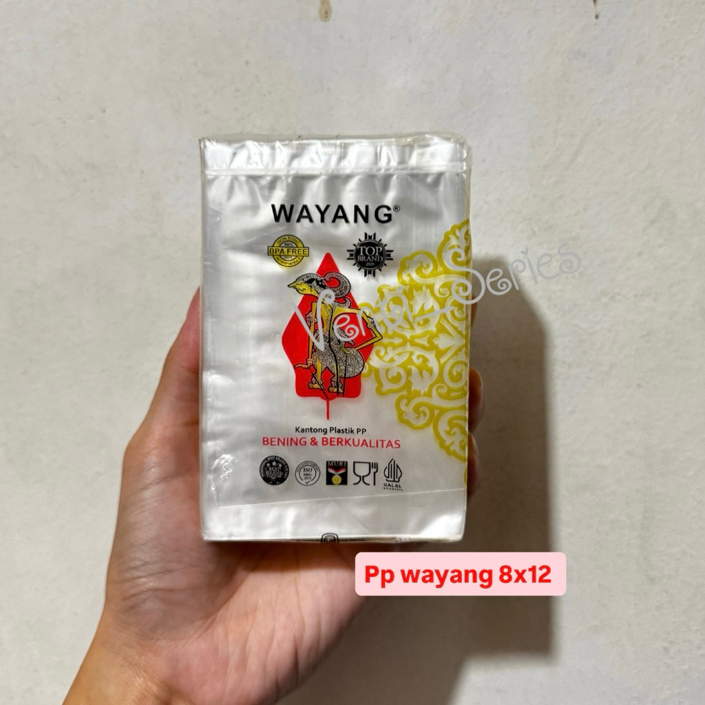 PP Wayang 8x12 / Plastik Wayang 8x12 / Plastik bungkus 8x12 / Plastik bening 8x12