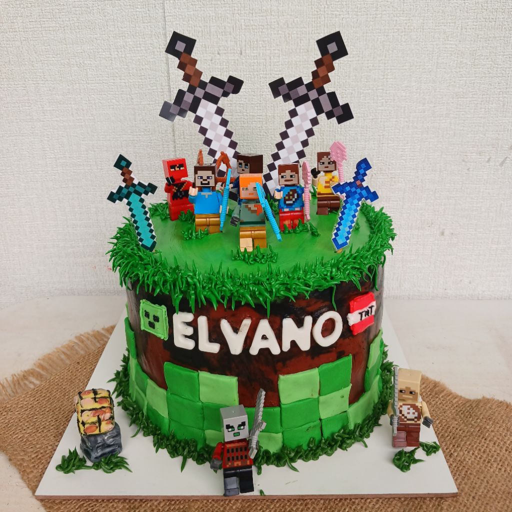 Cake Minecrafts | Custom Cake Bandung