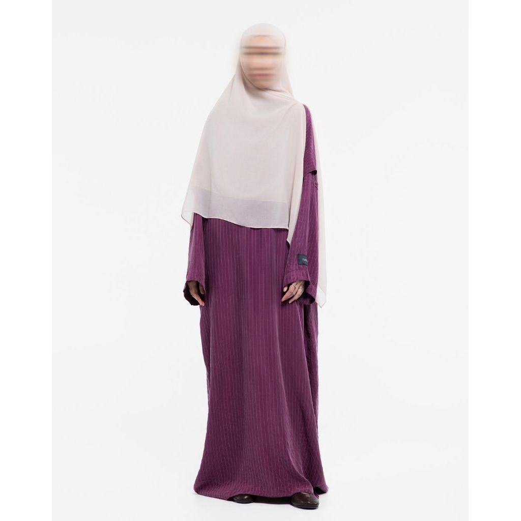 FINA ABAYA - STRIPE EDITION 1.0 TAZA Magenta emerld bright teal