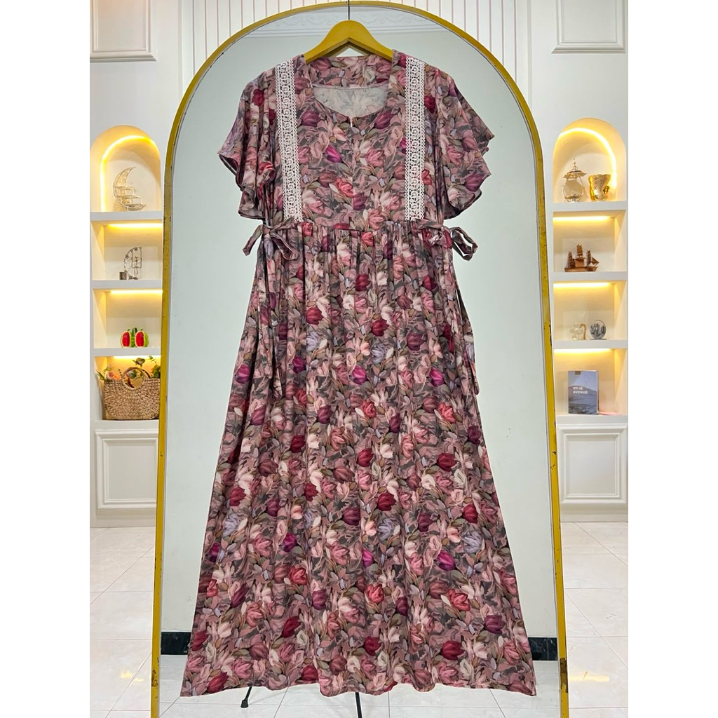 DRESS NAYLA RENDA RAYON MOTIF NEW COLLECTION