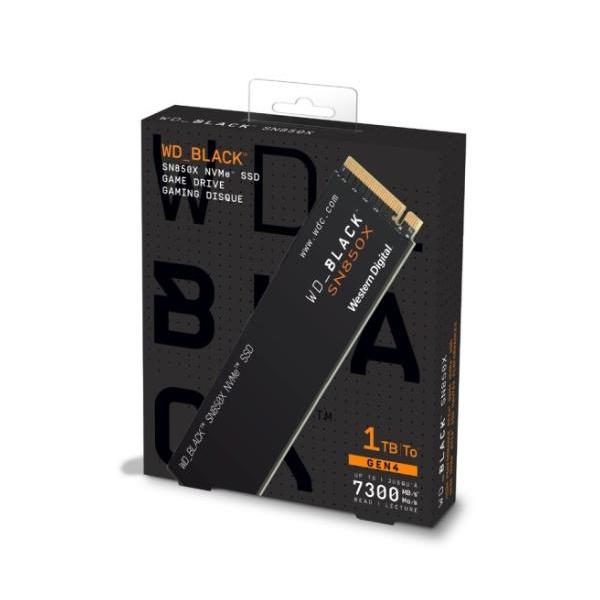 SSD WD BLACK SN850X 1TB NVMe (WDS100T2X0E) *RESMI