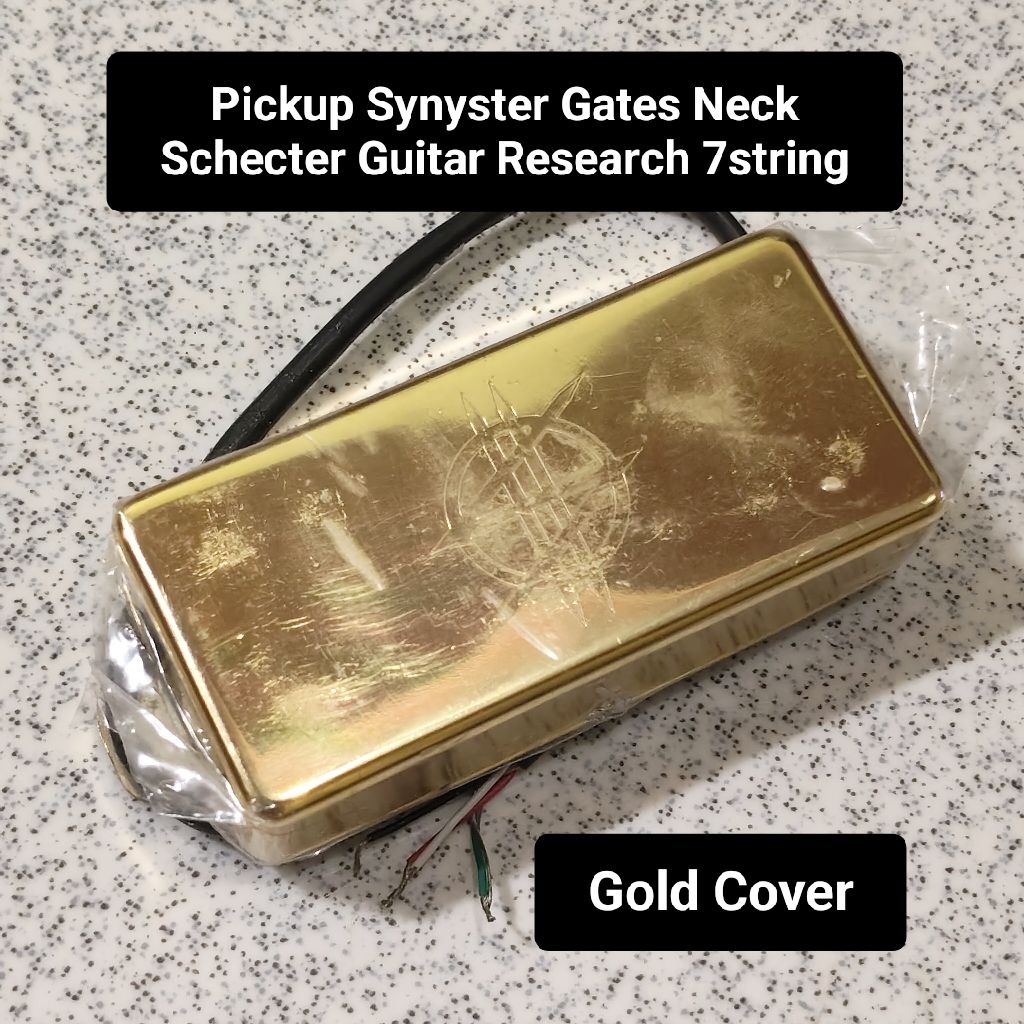 Pickup Synyster Gates Neck schecter guitar Research  pickup gold
