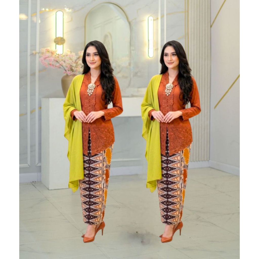 KEBAYA ENCIM BORDIR SENADA FREE SELENDANG // KEBAYA ENCIM POLOS // KEBAYA ENCIM MODERN // KEBAYA KAR