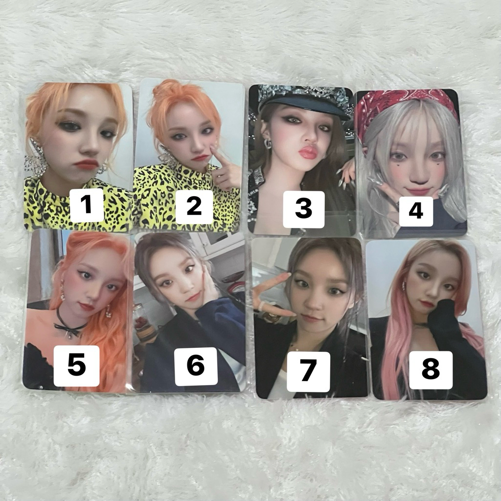 Photocard (PC) Official I-DLE SONG YUQI (G)I-DLE GIDLE IDLE POCA Part 3