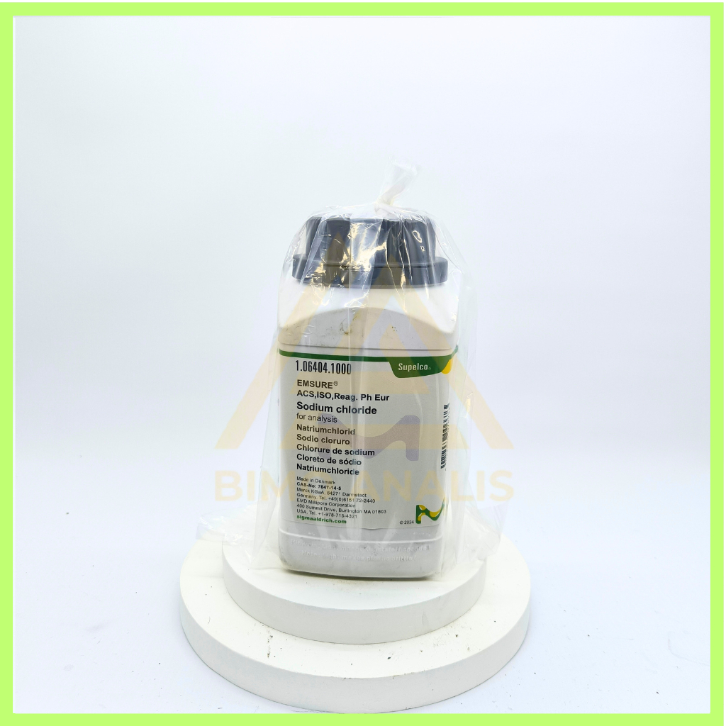 Sodium Chloride Repack / Natrium Klorida 106404 / NaCl Pro Analis