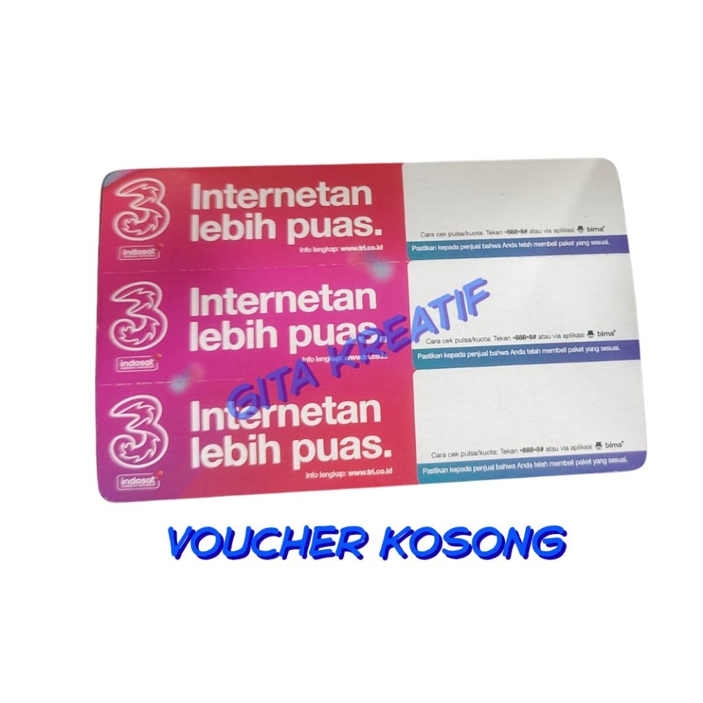 Voucher Kosong Tri