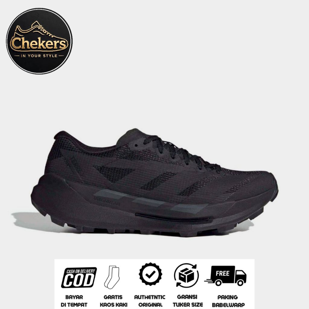 Sepatu Trail Running Adidas Terrex Agravic TT Core Black