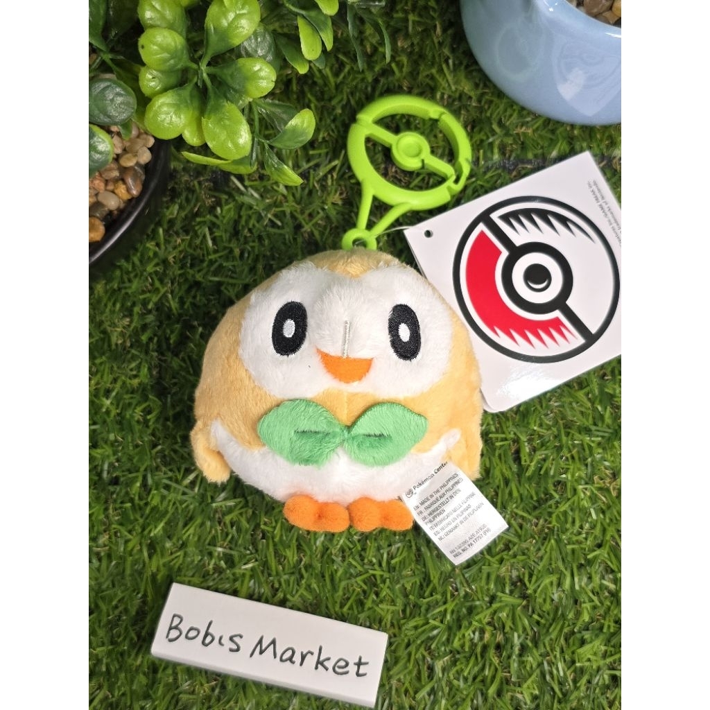 Pokemon Rowlet Keychain By Pokemon Center