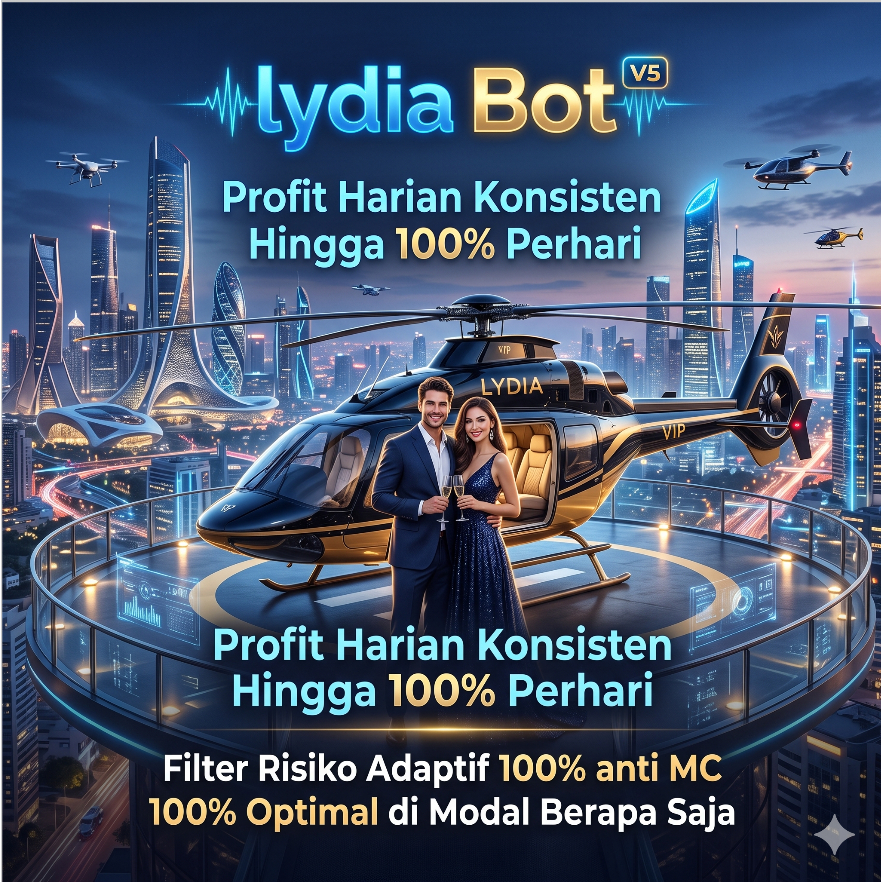 Lydia Bot V5 EA MT 5 Khusus XAUUSD dan Forex Bot Trading Precision Scalper Profit Harian Konsisten