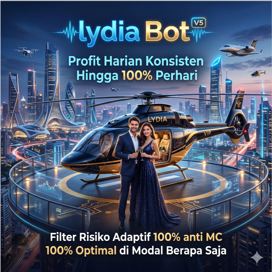 Lydia Bot V5 EA MT 5 Khusus XAUUSD dan Forex Bot Trading  Scalper Presisi Profit Harian Konsisten