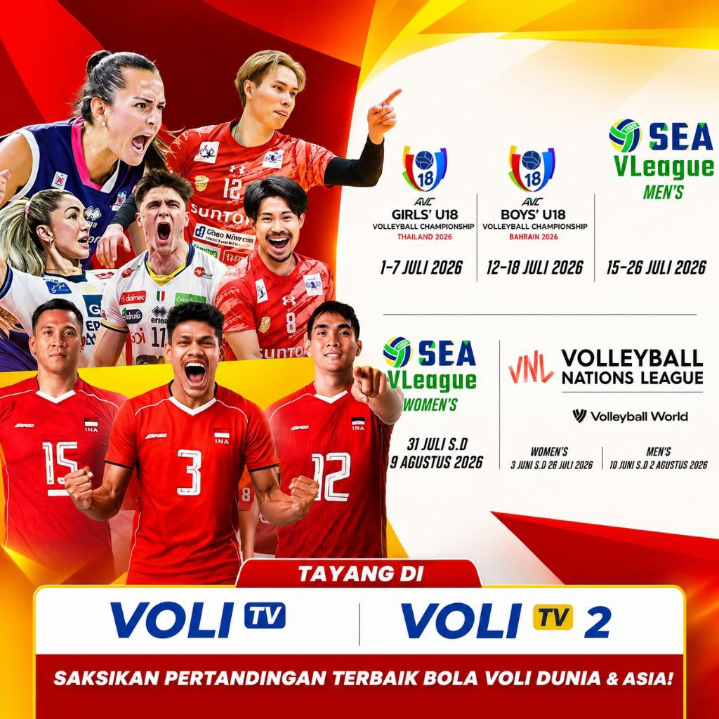 Nex Parabola Paket Voli Proliga avc timnas