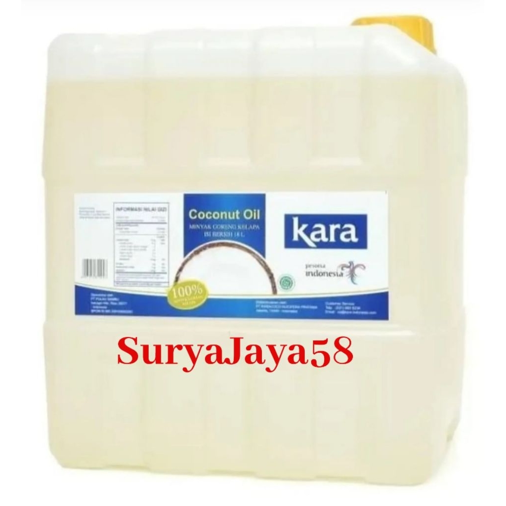 Minyak goreng Kara 18 Liter Jerigen | Minyak goreng Kelapa Kara 18L jerigen
