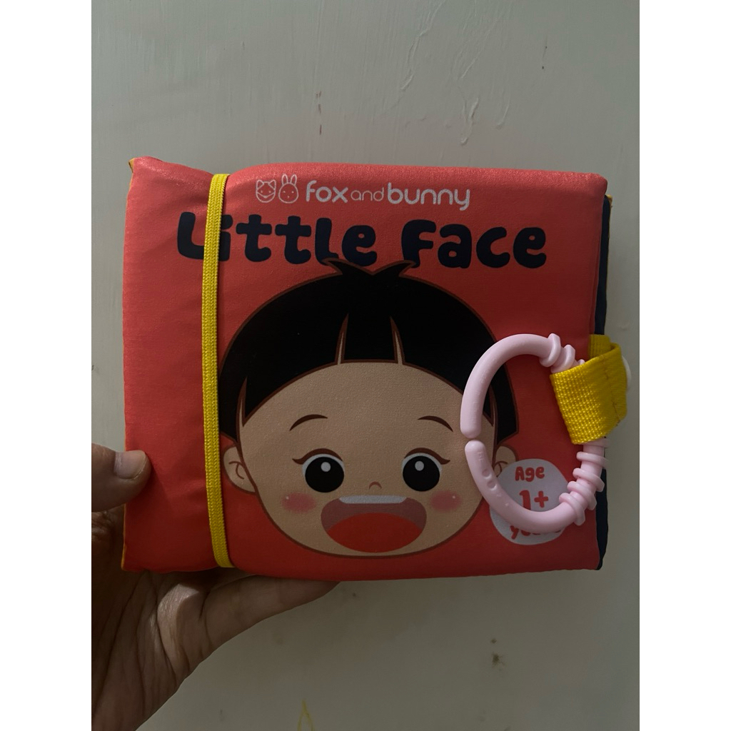 Fox And Bunny Soft Book Sensory Little Face Book & Veggie Book