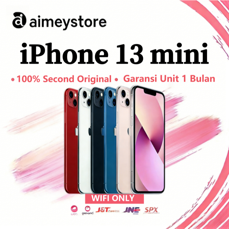IPhone 13 MINI WIFI ONLY Game/Live 128GB/256GB/512GB Bekas Second Original Mulus Fullset