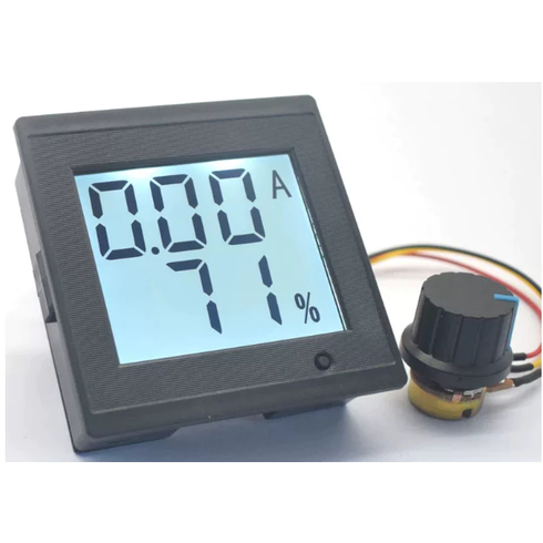 Motor Speed Controller DC 12V 24V 36V LCD Voltmeter Ammeter PWM Brush Motor 8A