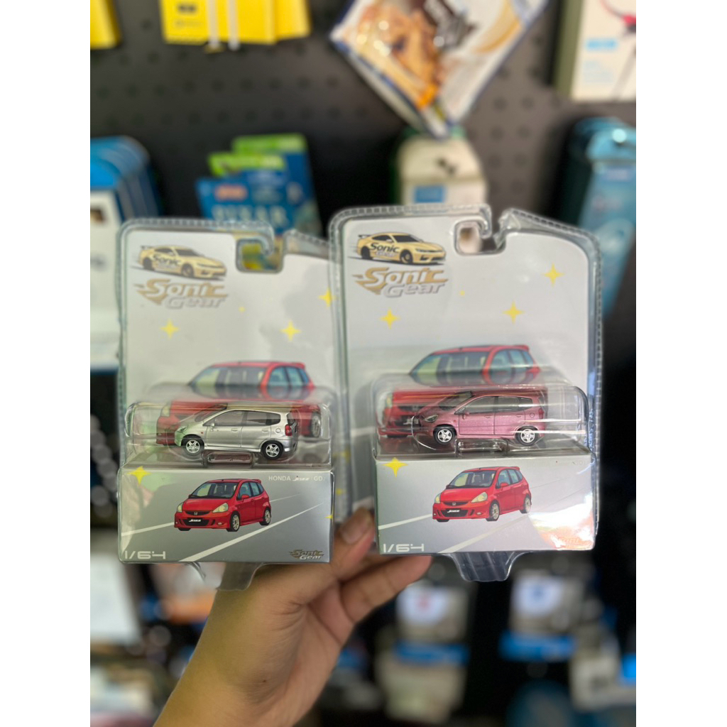 miniatur diecast honda jazz GD 1/64 sonic gear