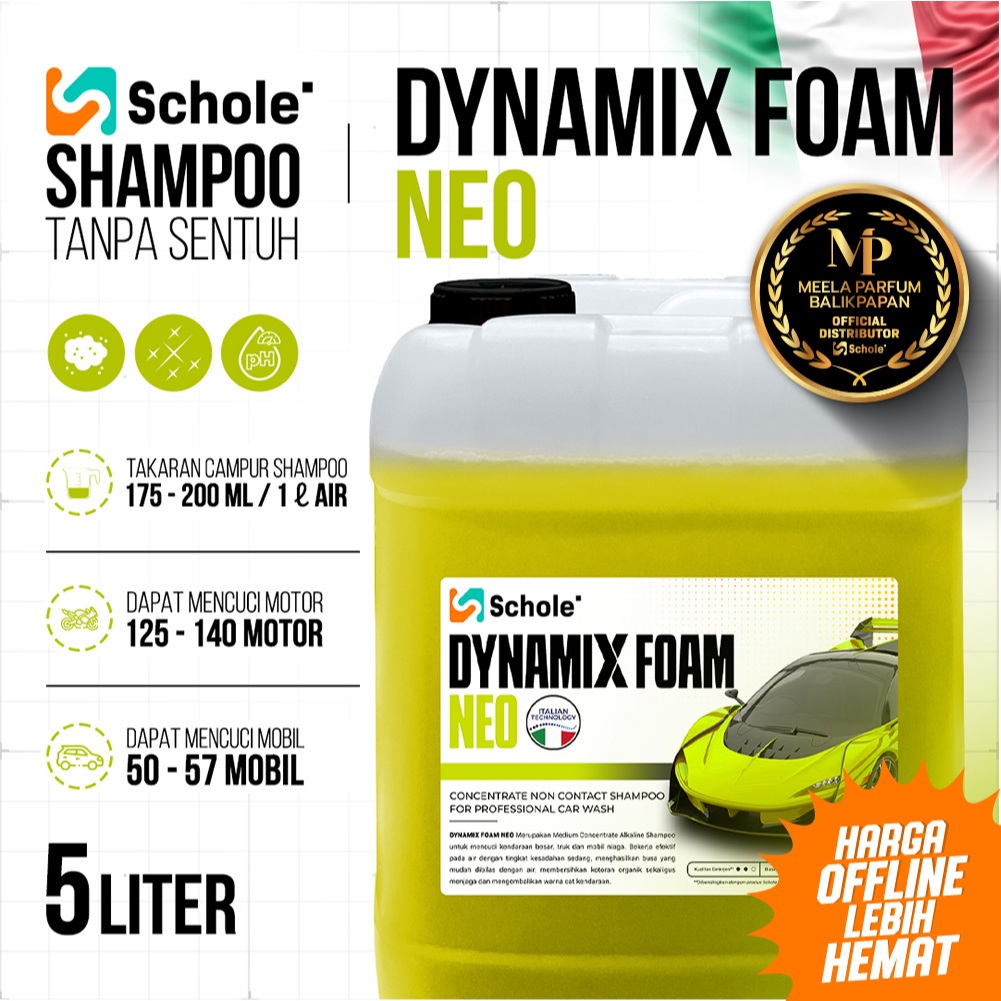 Dynamix Foam Neo kemasan 5 Liter shampo tanpa sentuh Schole' Touchless