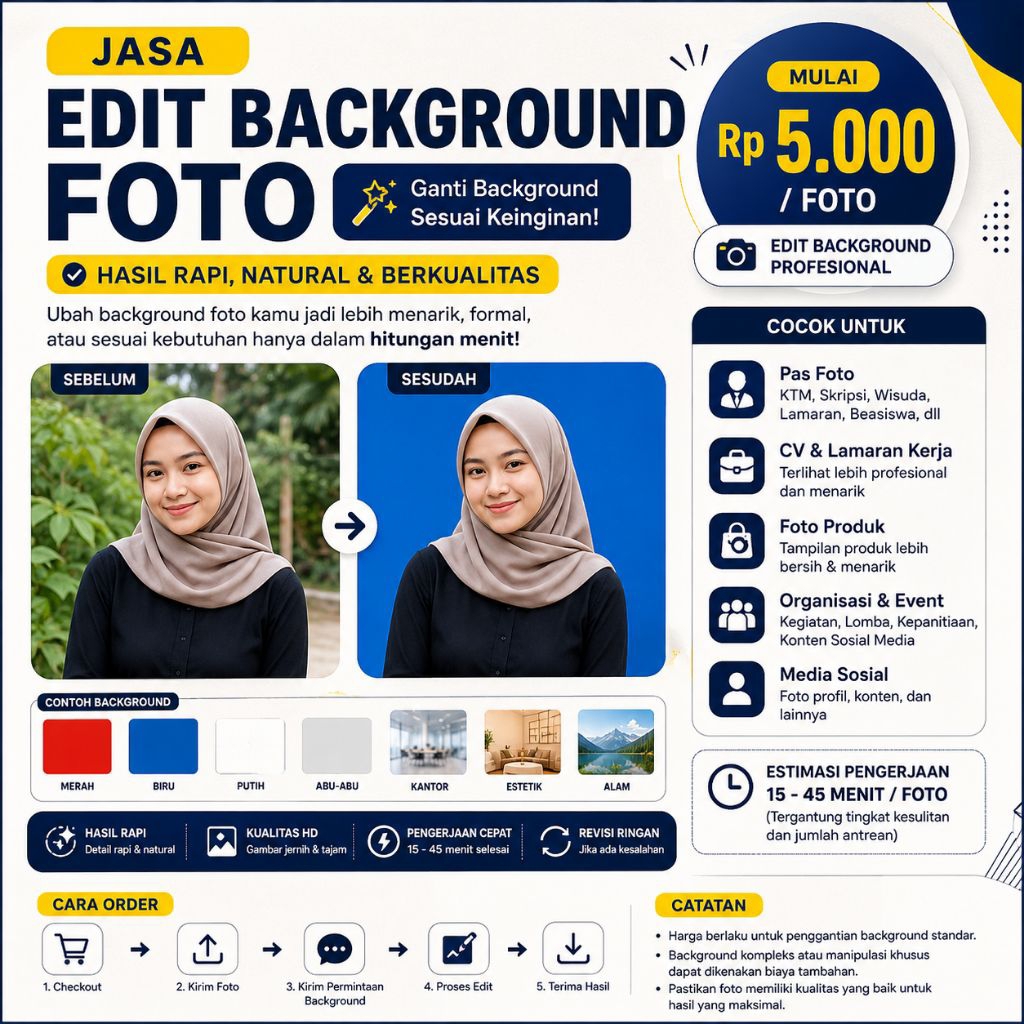 Background Foto - Edit Background Foto