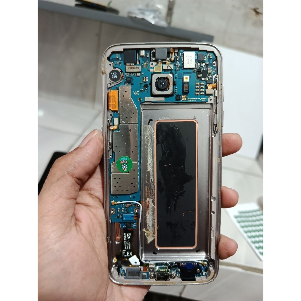 Mesin Samsung S7 edge sm-G935f mati segel perawan di kirim unit part seadanya
