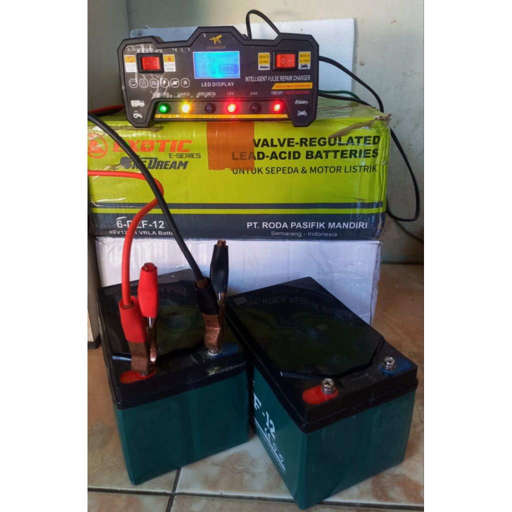 Aki Chilwe 12V-12AH || Bekas Normal - Agak Kembung
