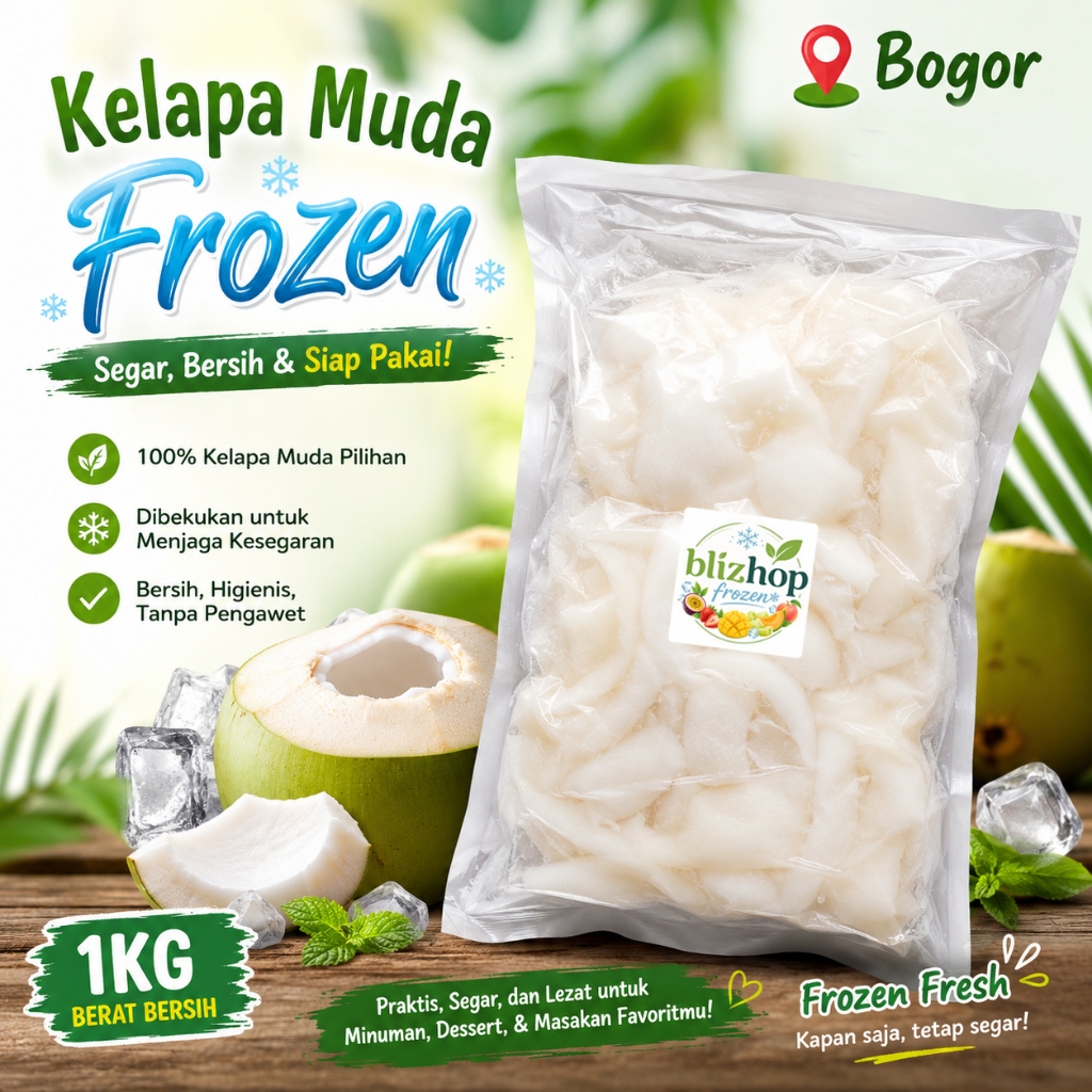 Kelapa Muda Frozen 1kg