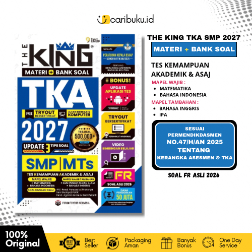 Seri Buku TKA SMP/MTS, TKA SD/MI 2027 | Buku TKA SMP - Original
