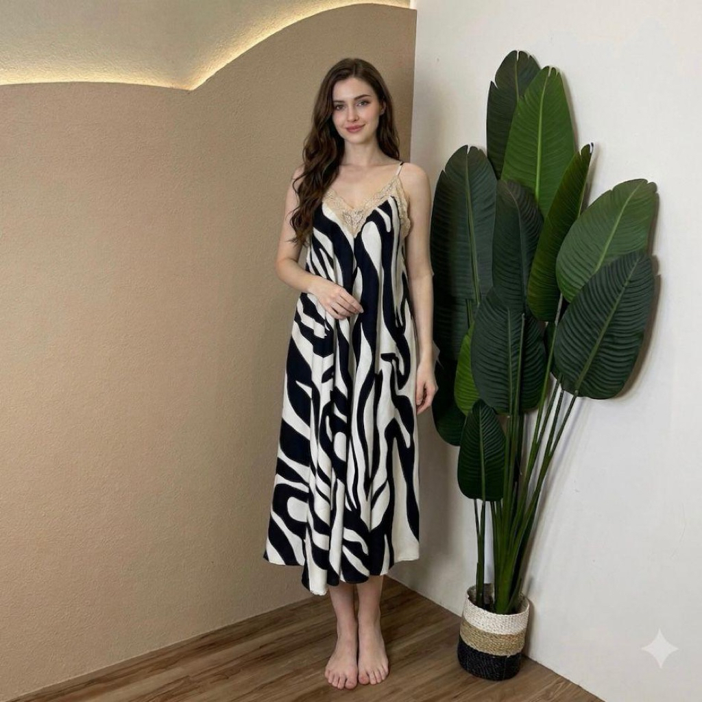 ANGELINA DRESS RAYON PREMIUM JUMBO RENDAmona homedress polos/midi homedress/homeydress/daster rayon