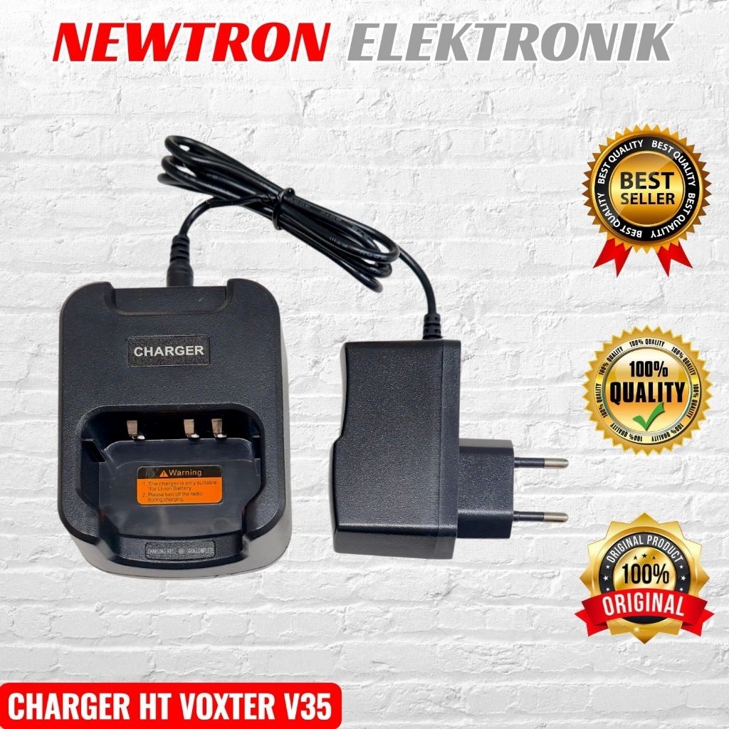 Charger HT Voxter V35 Compatible Lupax T550 Teno TN211 Jacom JC668 UCOM Q5 Bearcom BC135 Mytetra V77