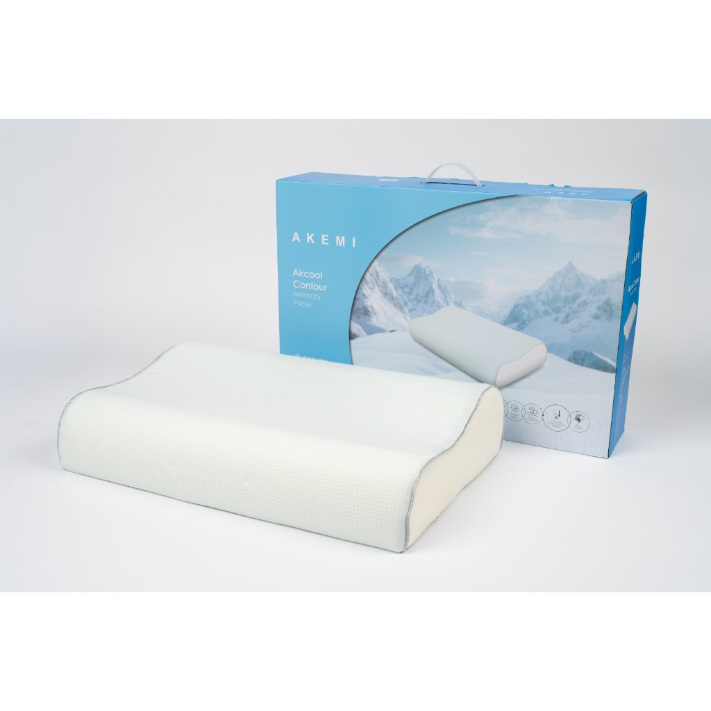 AKEMI Cooling Aircool Contour Memory Pillow