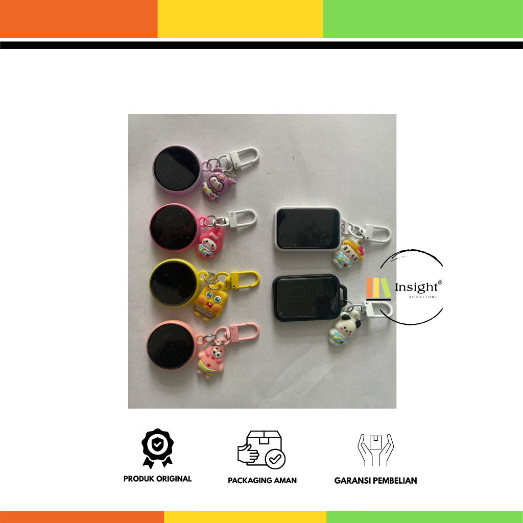 LED Jam Saku Gantungan Kunci/Digital Jam Gantungan Kunci/Kalung Jam Saku Yang Modis